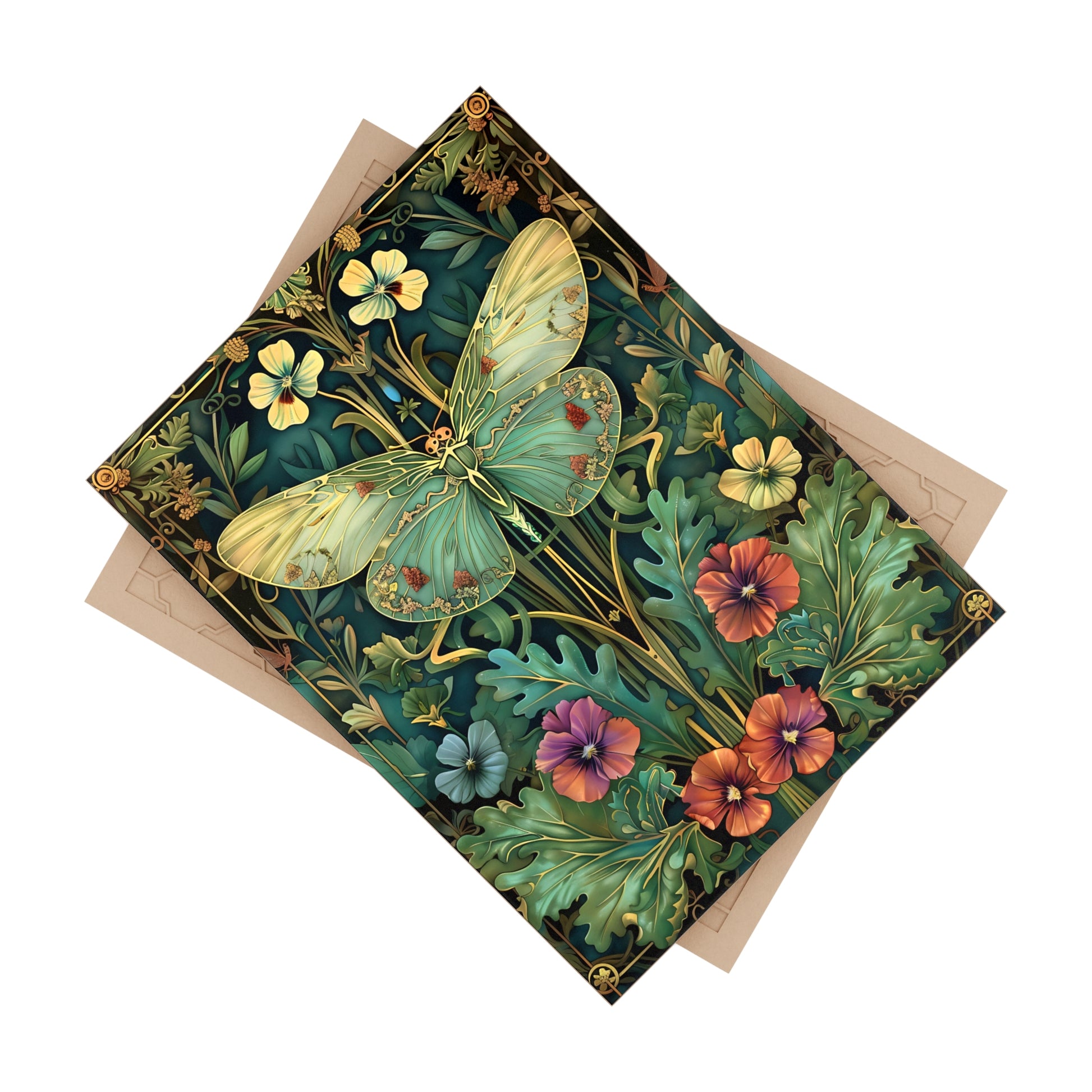 Botanical Butterfly Photo Tile, Nature Wall Decor, Vintage Home Accent, Gift for Nature Lovers, Spring Decor