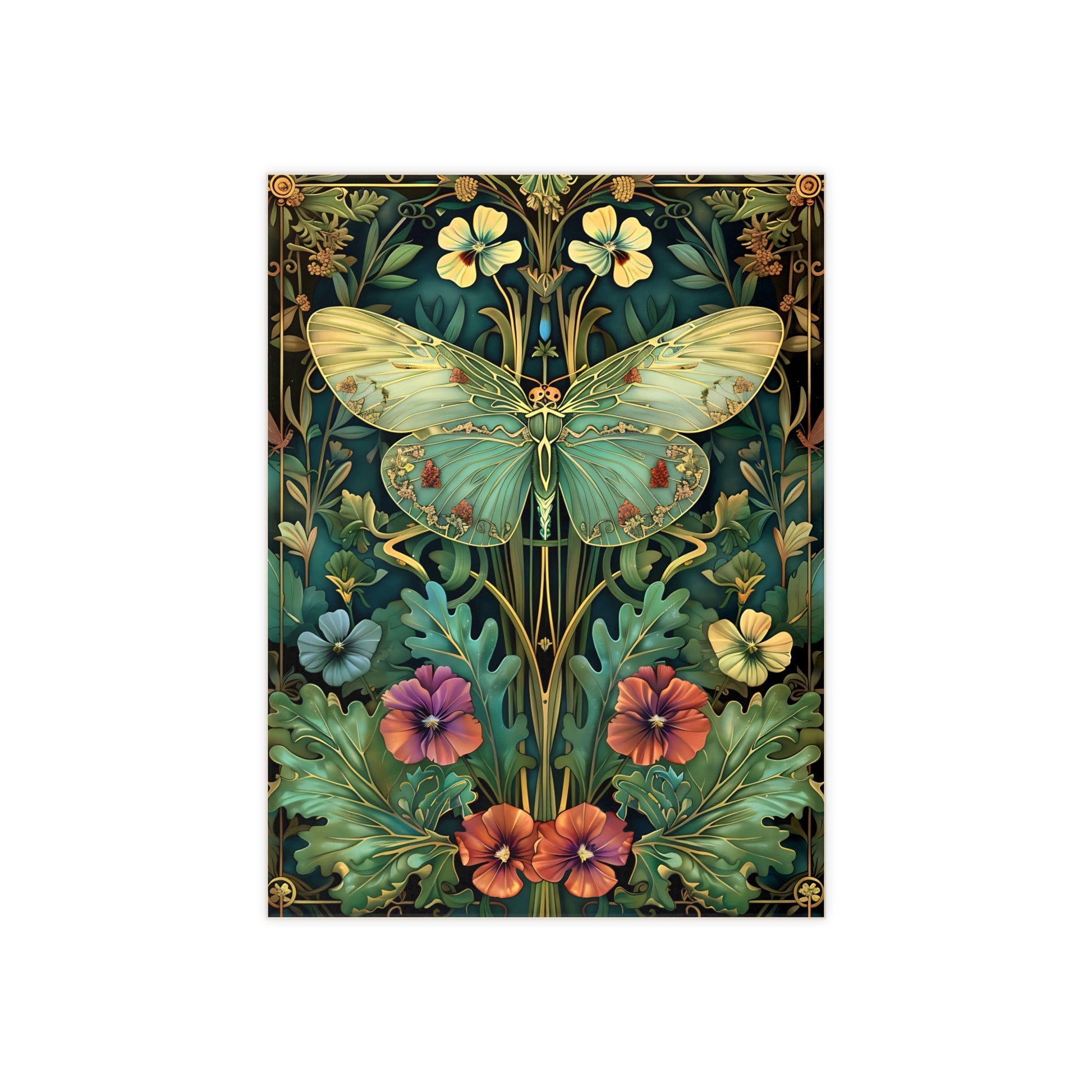 Botanical Butterfly Photo Tile, Nature Wall Decor, Vintage Home Accent, Gift for Nature Lovers, Spring Decor