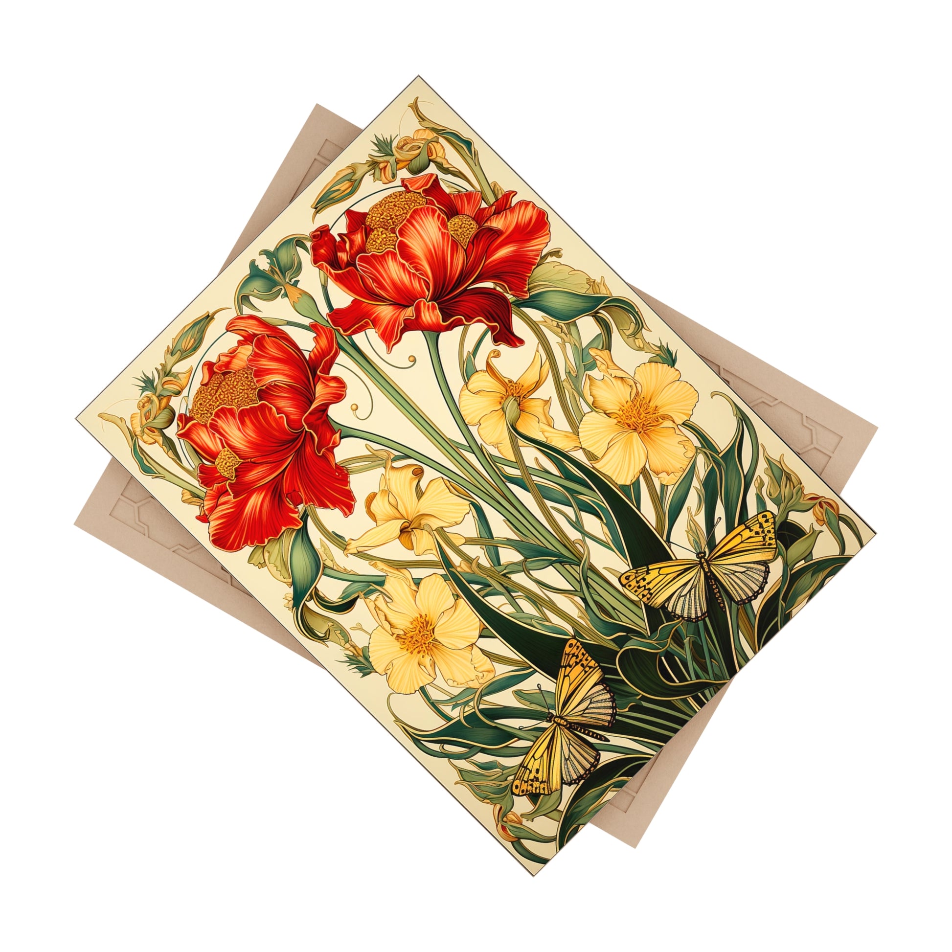 Floral Ceramic Photo Tile | Elegant Home Decor, Nature Gift, Wall Art, Bathroom Accent, Mother's Day Decor