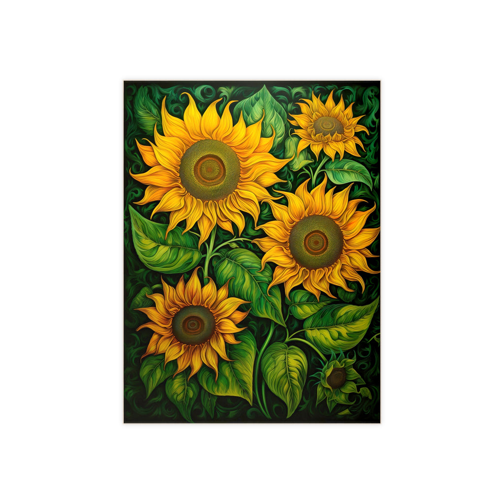 Sunflower Ceramic Photo Tile, Floral Home Decor, Botanical Wall Art, Gift for Nature Lovers, Personalized Tile Decor