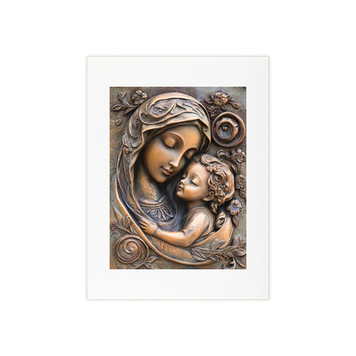 Ceramic Photo Tile, Artistic Wall Decor, Gift for Mothers Day, Family Keepsake, Love in Art, Home Decor Accent 6''x8''